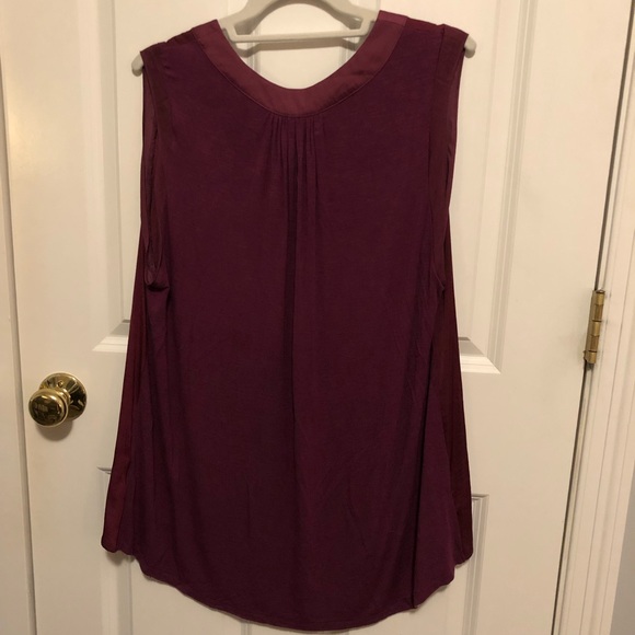 Stitch Fix Sweet Grey Juni Mixed Material Top - Picture 7 of 7